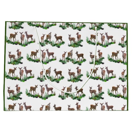 Bambi Meadow Gift Bag Groot Cadeauzakje (Achterkant)