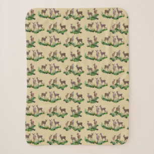 Bambi Meadow Sherpa Dekbed (Goud) Deken