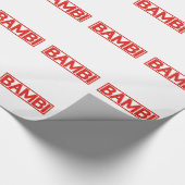 Bambi Stamp Cadeaupapier (Hoek)