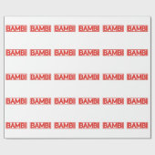 Bambi Stamp Cadeaupapier (Vlak)