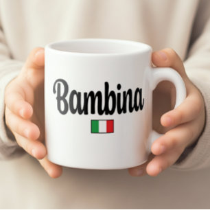 Bambina Italiaanse Vlag Mok