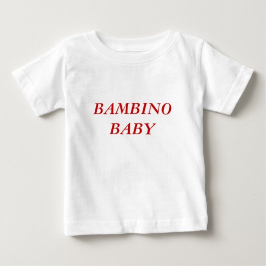 BAMBINO BABY ITALIAN T SHIRT (Voorkant)