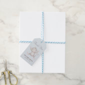 Bambino Boy Baby shower Bedankt Cadeaulabel (Met Touw)