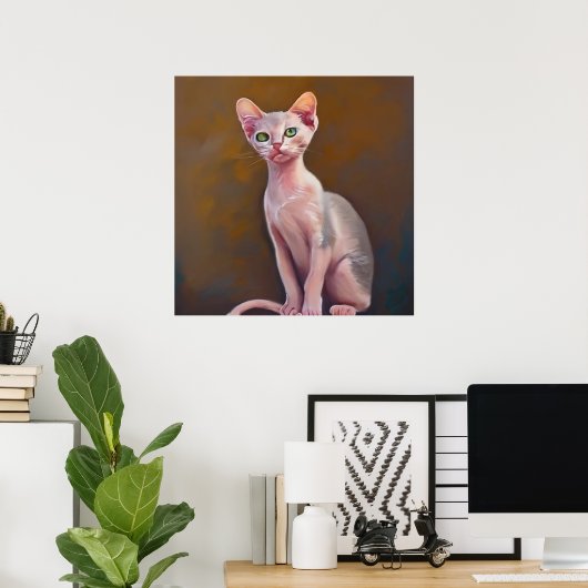 Bambino Cat Poster (Thuiskantoor)