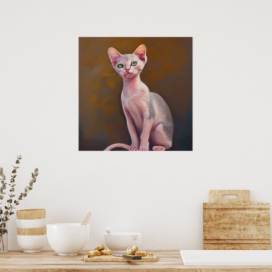 Bambino Cat Poster (Keuken)