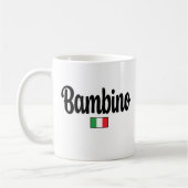 Bambino Italiaanse Vlag Mok (Links)