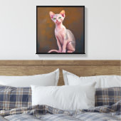 Bambino Kat  Canvas Afdruk (Insitu (Slaapkamer))