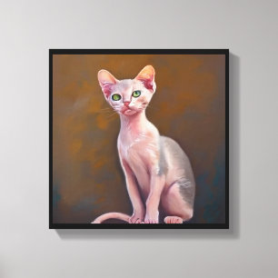 Bambino Kat Canvas Afdruk