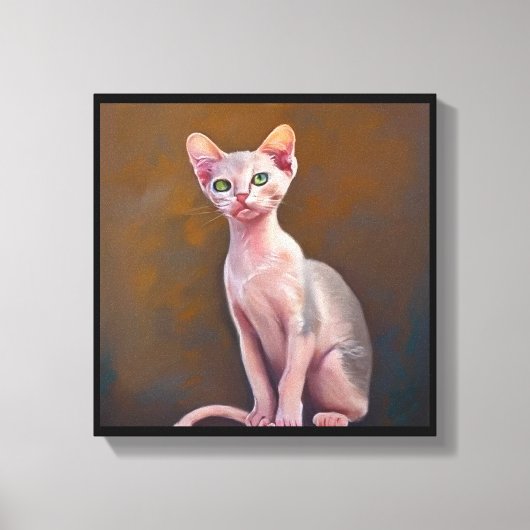 Bambino Kat  Canvas Afdruk (Voorkant)