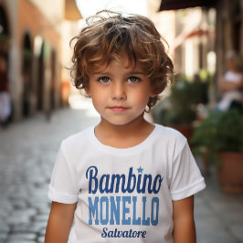 Bambino Monello Grappige Italiaanse Kleine Jongen T-shirt
