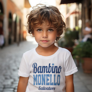 Bambino Monello Grappige Italiaanse Kleine Jongen T-shirt