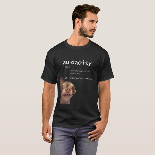 Bambi's "Audacity" T-shirt (Voorkant volledig)