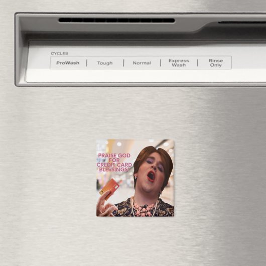 Bambi's Credit Card Blessings Magnet (Insitu (Vaatwasser))