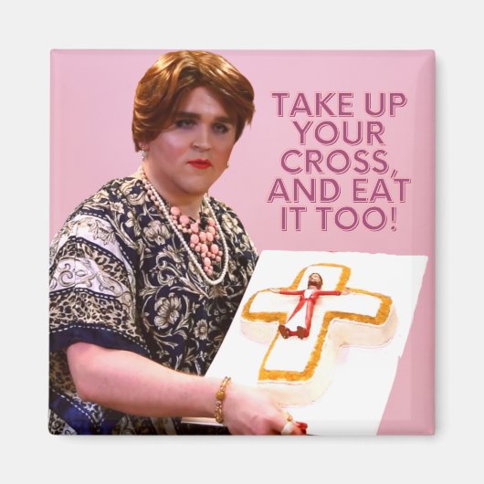 Bambi's Cross Cake Magnet (Voorkant)