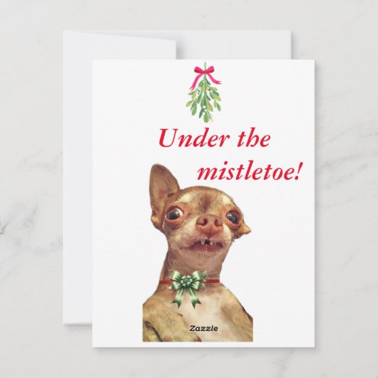 Bambi's Funny Christmas Kaart V2 (Achterkant)