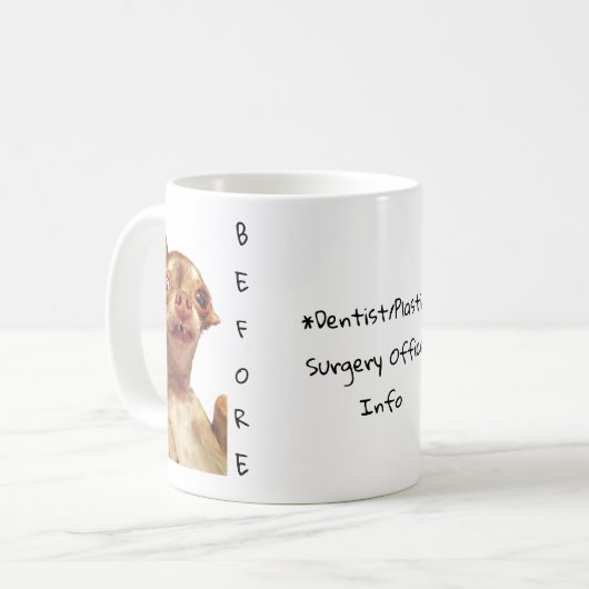 Bambi's Voor & Na Koffie Mok (Voorkant links)