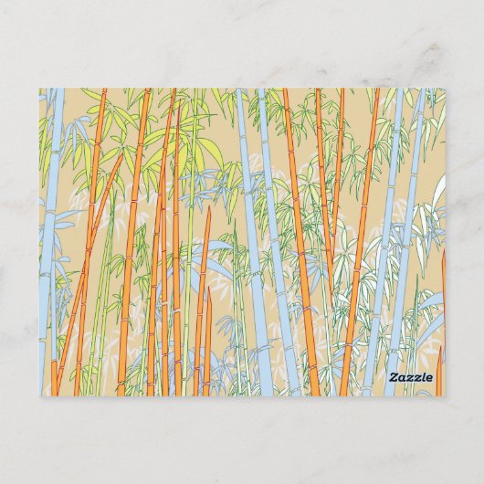 Bamboe 2 briefkaart (Achterkant)