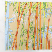 Bamboe 2 drieluik wenskaart (Binnenzijde eerst)