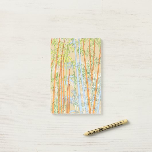 Bamboe 2 post-it® notes (Op bureau)