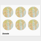 Bamboe 2 ronde sticker (Vel)