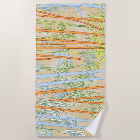 Bamboe 2 strandlaken (Voorkant)