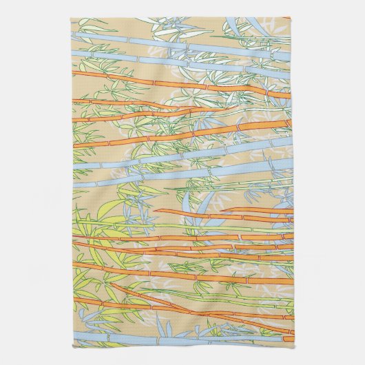 Bamboe 2 theedoek (Verticaal)