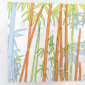 Bamboe 3 drieluik wenskaart (Binnenzijde eerst)