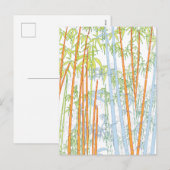 Bamboe 3 feestdagenkaart (Voorkant / Achterkant)