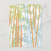 Bamboe 3 feestdagenkaart (Voorkant)