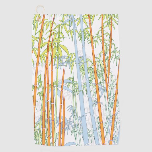 Bamboe 3 golfhanddoek (Voorkant)