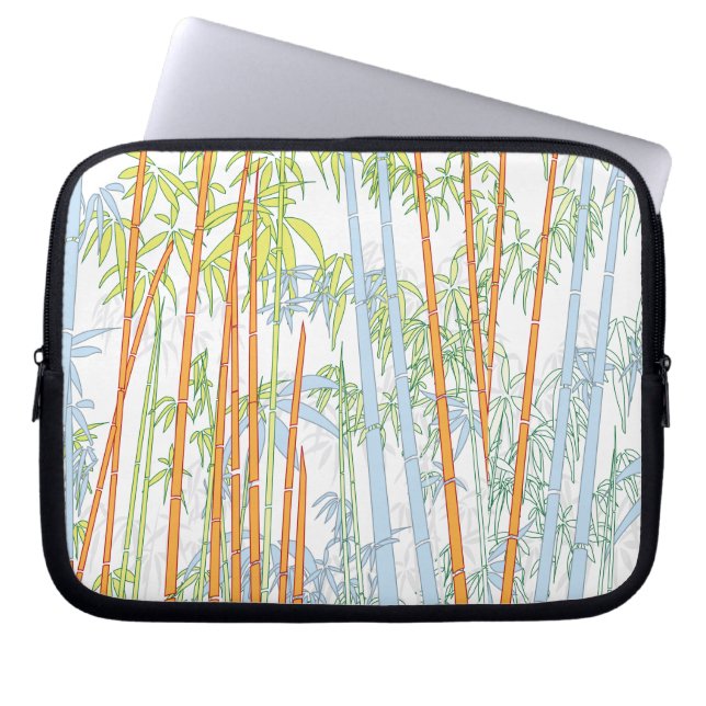 Bamboe 3 laptop sleeve (Voorkant)