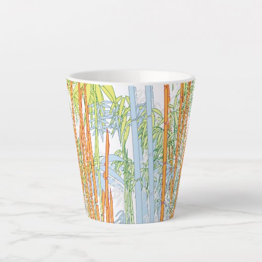 Bamboe 3 latte mok (Voorkant)
