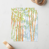 Bamboe 3 notitiekaartje (Voorkant / Achterkant in situ)