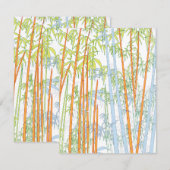 Bamboe 3 notitiekaartje (Voorkant / Achterkant)