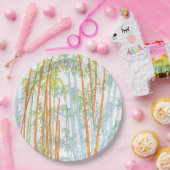 Bamboe 3 papieren bordje (Feest)