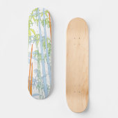 Bamboe 3 persoonlijk skateboard (Voorkant)