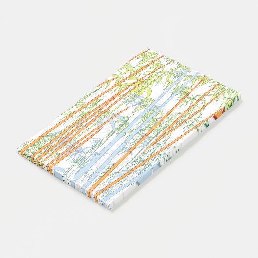 Bamboe 3 post-it® notes (Schuin)