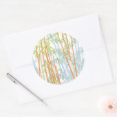 Bamboe 3 ronde sticker (Envelop)
