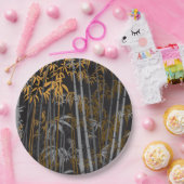 Bamboe 4 papieren bordje (Feest)