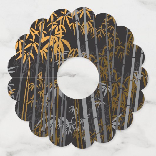 Bamboe 4 wijnglaslabel (Achterkant)