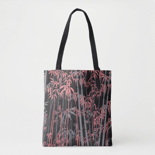 Bamboe 5 tote bag (Voorkant)