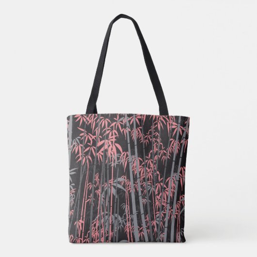 Bamboe 5 tote bag (Achterkant)
