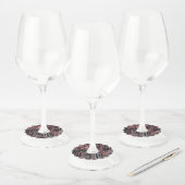 Bamboe 5 wijnglaslabel (Set)