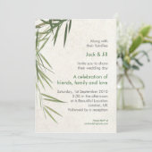 Bamboe 5x7 kaart (Staand voorkant)