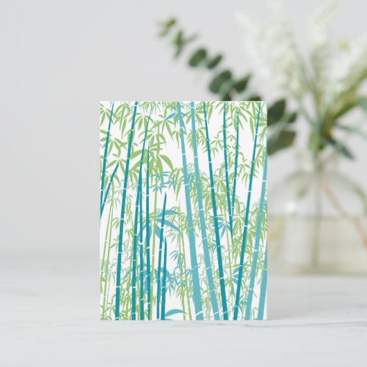 Bamboe 6 feestdagenkaart (Staand voorkant)