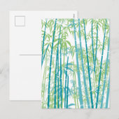 Bamboe 6 feestdagenkaart (Voorkant / Achterkant)