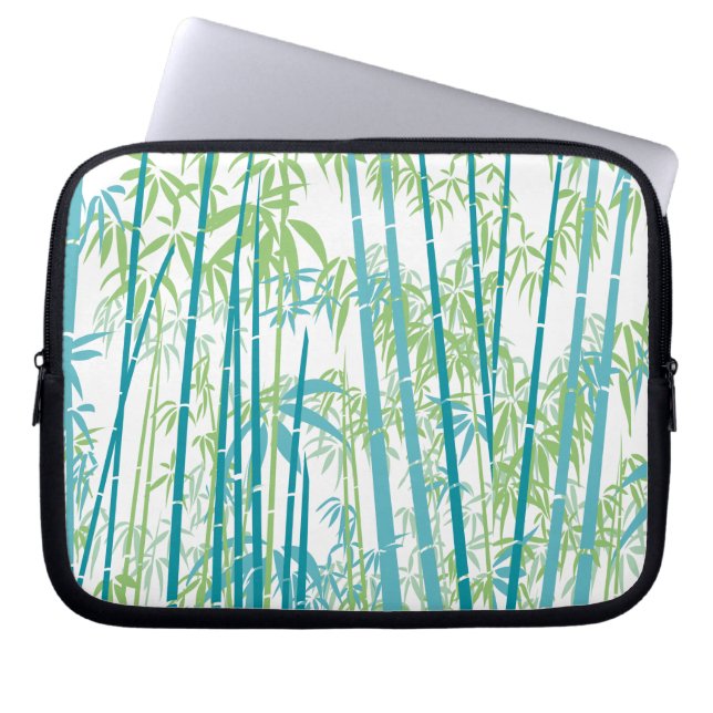 Bamboe 6 laptop sleeve (Voorkant)