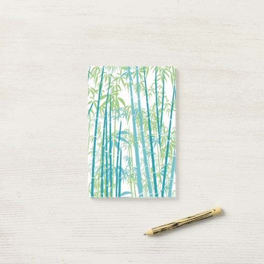 Bamboe 6 post-it® notes (Op bureau)