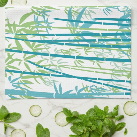 Bamboe 6 theedoek (Gevouwen)