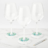 Bamboe 6 wijnglaslabel (Set)